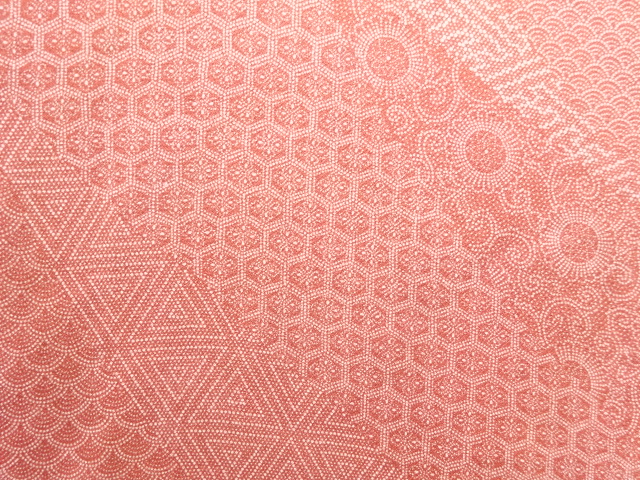  寄せ柄江戸小紋着物